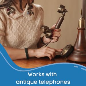 Works with antique telephones