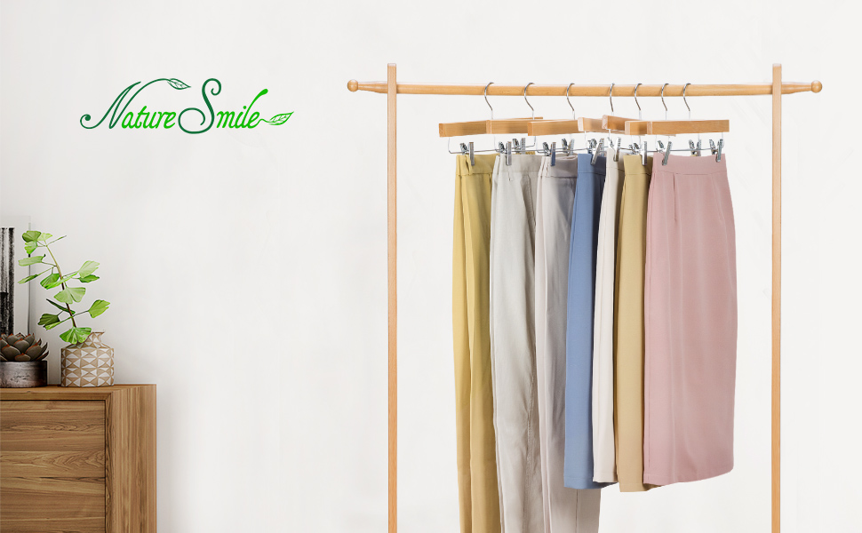 wooden pants hangers
