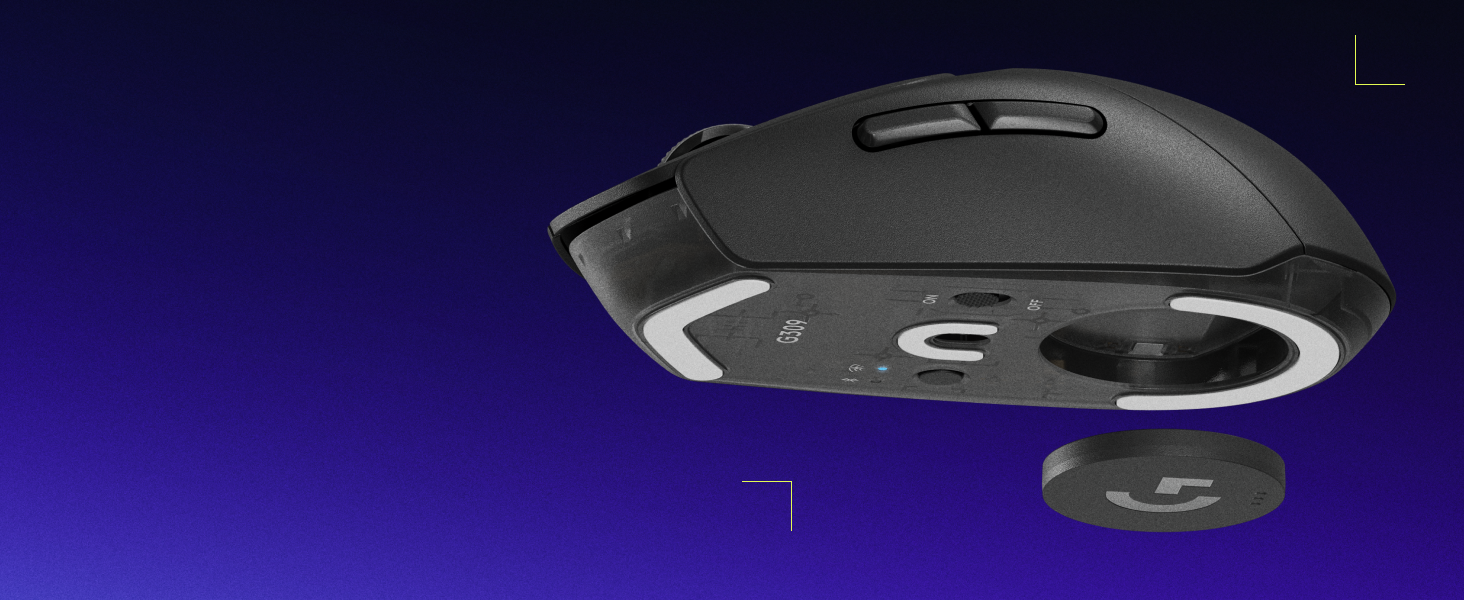 Logitech G309 LIGHTSPEED Wireless Lightweight Gaming Mouse with 6 programmable buttons