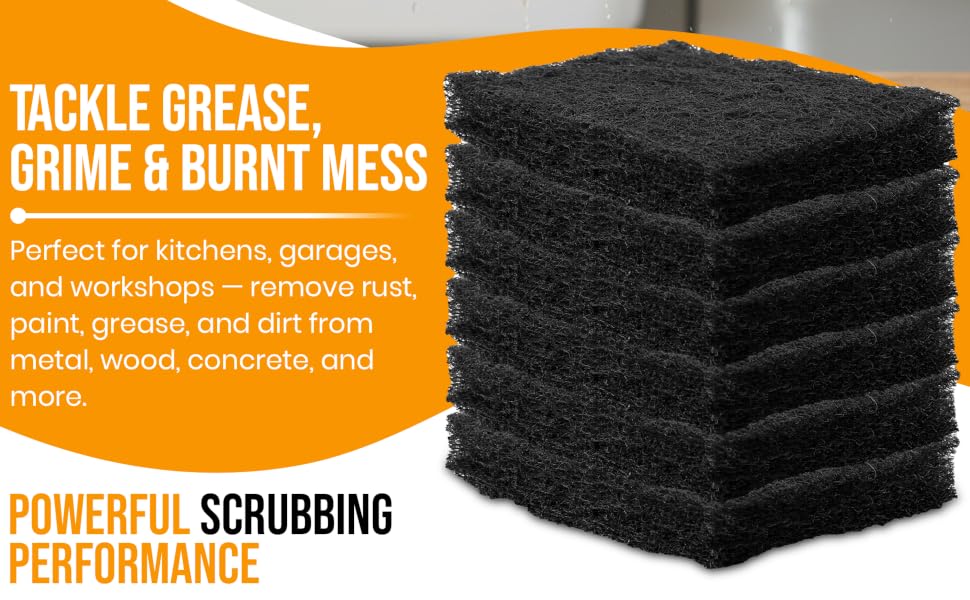 B0DGH1R75Y black scouring pads