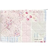 Sunwel Fashion Floral Makeup Bags Coquette Aesthetic Cute Cosmetic Bag for Women Girls