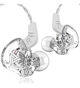 Qkz ak6 Gaming Earbuds with mic,Universal 3.5mm HiFi Sport Headphones in Ear Earphone for Running...