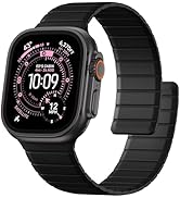 SNBLK Magnetic Band Compatible with Apple Watch Bands for Men 44mm 45mm 46mm 49mm 42mm 41mm 40mm ...