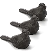 ZOOFOX 3 Pack Cast Iron Door Stopper, Decorative Door Stop, Heavy Duty Rustic Bird Door Stop Wedg...