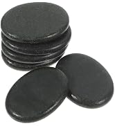 Healifty 6Pcs Hot Stones Massage Stones Spa Power Natural Rocks for Body Relax