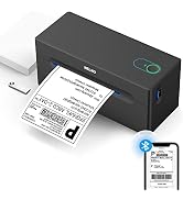 Bluetooth Thermal Label Printer 4X6 - Wireless Shipping Label Printer for Small Business & Packag...