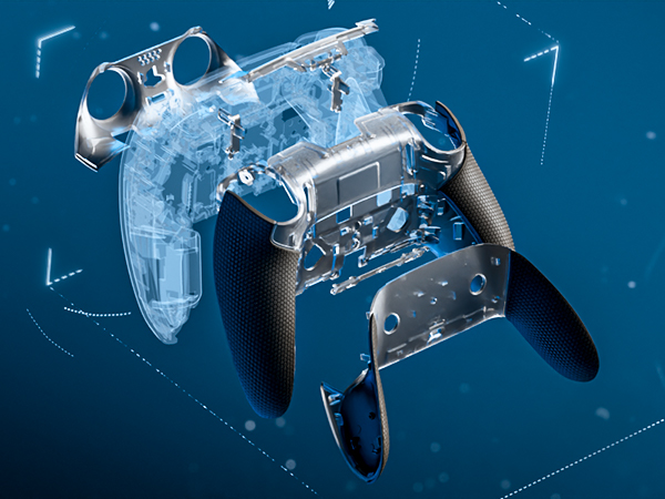 eXtremeRate Beyond-ARC Bottom Shell Kit Compatible with p s 5 Edge Controller