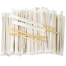 500Pcs Bamboo Coffee Stirrers