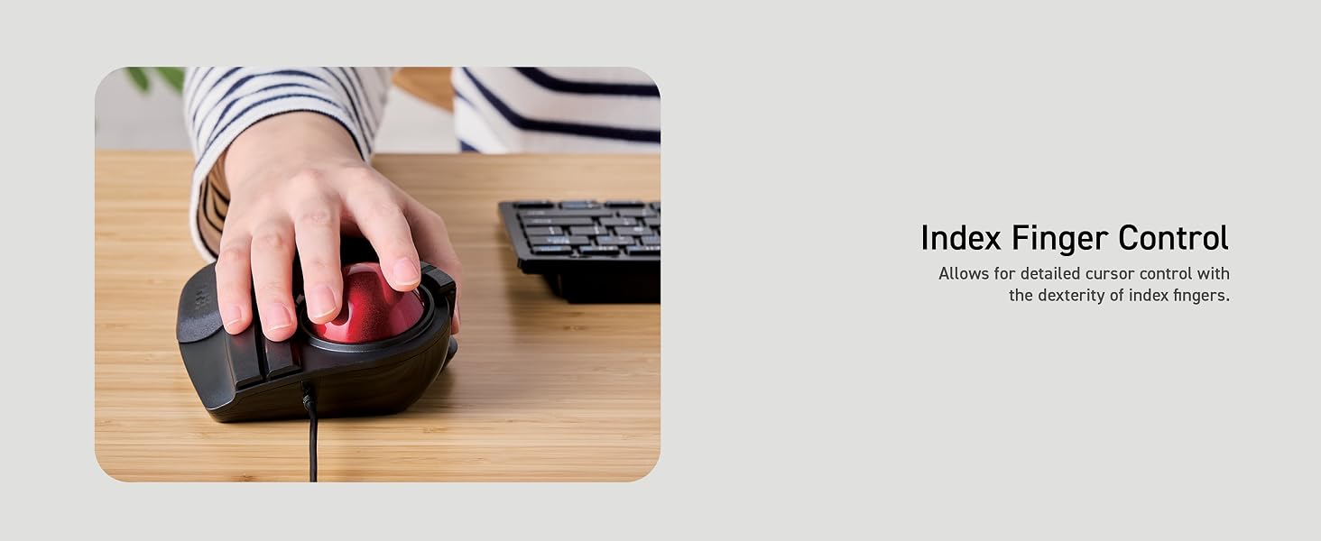 Huge Trackball Index Finger Control