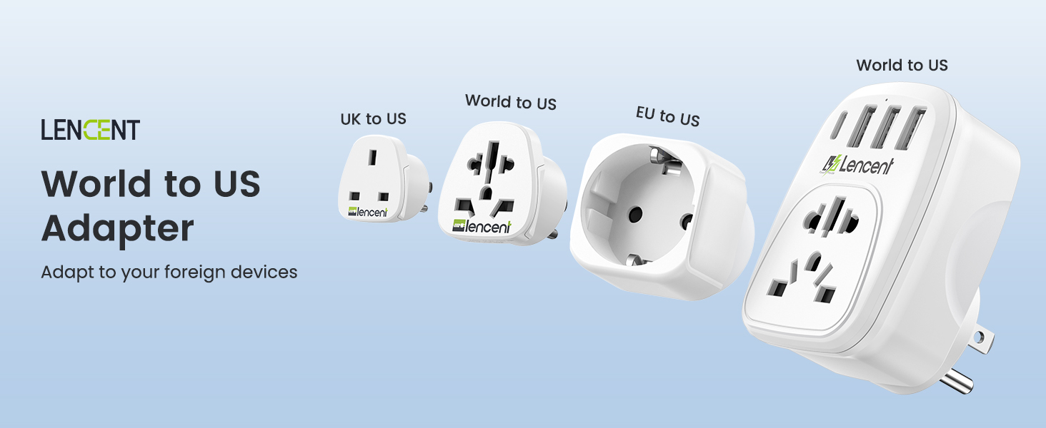 World to US Adapter