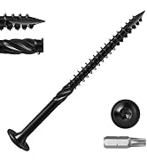 BNUOK Lag Screws #14 x 5 Inch, (2.5lb, 67pcs) Heavy Duty Construction Structural Exterior Wood Ti...
