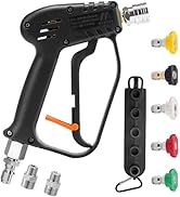 M MINGLE Pressure Washer Gun with Swivel, Universal Power Washer Gun with 3/8'' Quick Connect, M2...