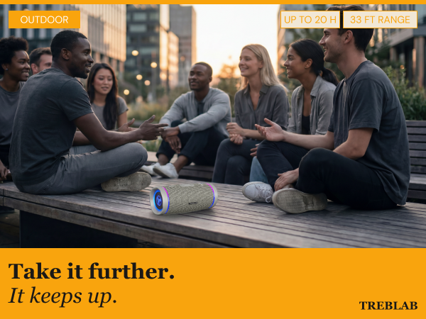 Take it further. It keeps up.