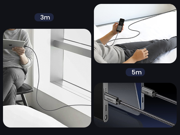 usb c to c cable 1ft 3ft 6ft 10ft