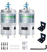 775 DC Motor 12v DC Motor High Torque DC Motor Max 20000 RPM Dual Ball Bearings Quiet Power Wheel...