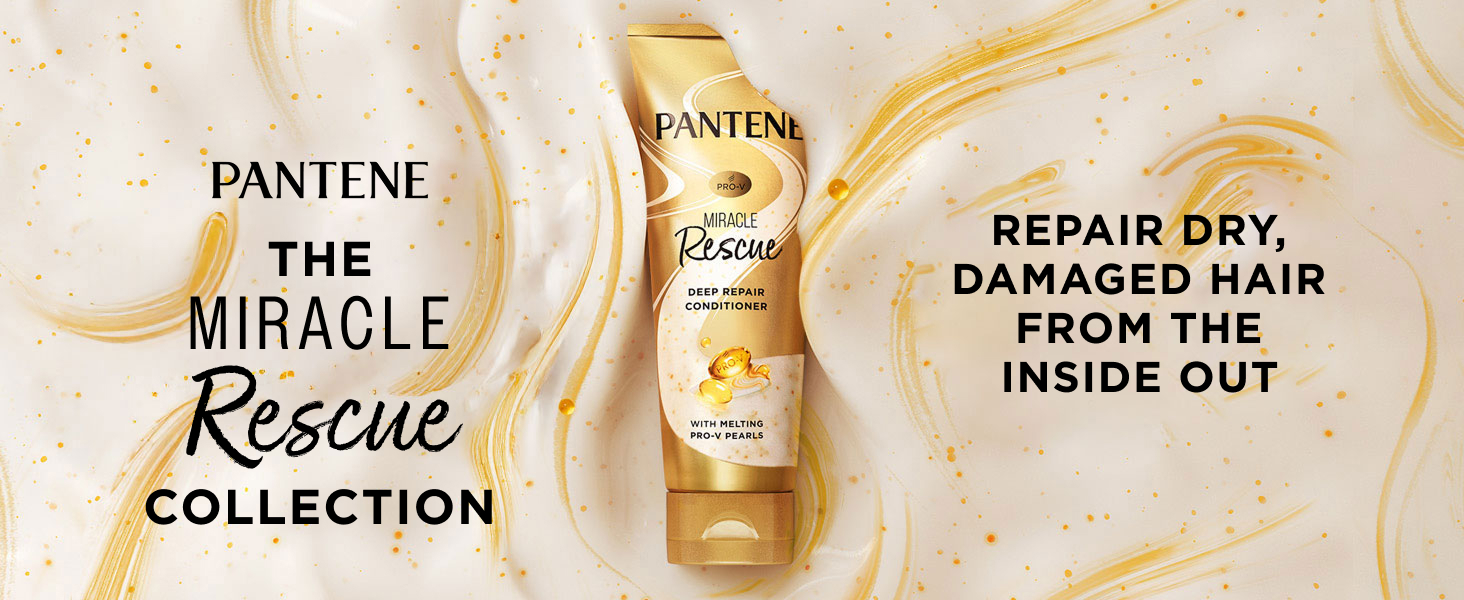 Pantene Miracle Rescue Collection; Repair Dry, Damaged Hair from the Inside Out
