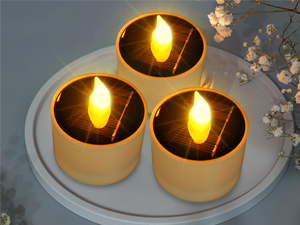 solar tea lights outdoor waterproof