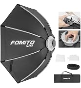 FOMITO 37"/95cm Umbrella Octagon Softbox Quick Release Photography Light Modifier with Bowens Spe...