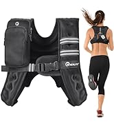 NEALFIT Weighted Vest for Men & Women, 5lbs/10lbs/15lbs/20lbs Weight Vest, Perfect for Running, W...