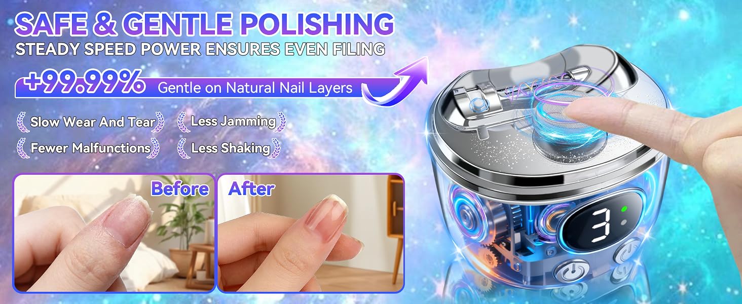 Electric Nail Clipper Gray