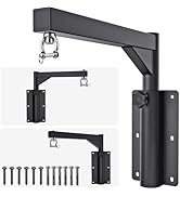 SELEWARE Wall Mount Heavy Bag Hanger Heavy Duty Punching Bag Hanger Adjustable Boxing Bag Bracket...