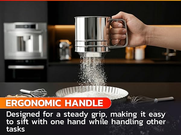 flower shifter sifter strainer for baking tamizador de harina de reposteria handheld sifter for