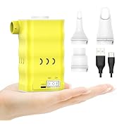 Dr.meter Air Mattress Pump, Rechargeable 6000mAh Portable Air Pump, Quick-Fill Electric Air Infla...