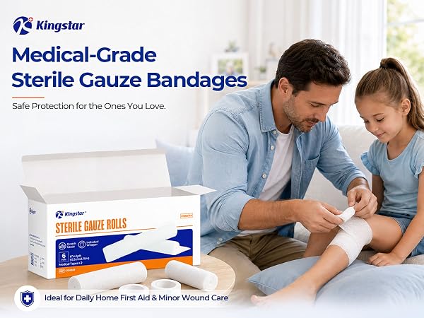Kingstar Sterile Gauze Bandages