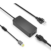 Square Tip 90W AC Charger Fit for Lenovo ThinkPad X1 Carbon 4th 3rd 2nd Gen Laptop Power Supply A...
