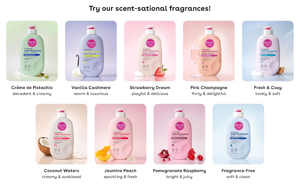 eos body lotion collection fragrances