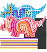 ATESSON Sensory Activity Board,Sensory Toys Silicone Sensory Board,Push Peel Sensory Activity Boa...