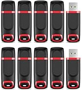 10 Pack 32GB Flash Drives, JUANWE USB 3.0 High Speed Memory Stick Thumb Drive Jump Drive Zip Driv...