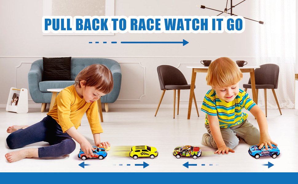 36PCS Pull Back Cars Toy for Kids