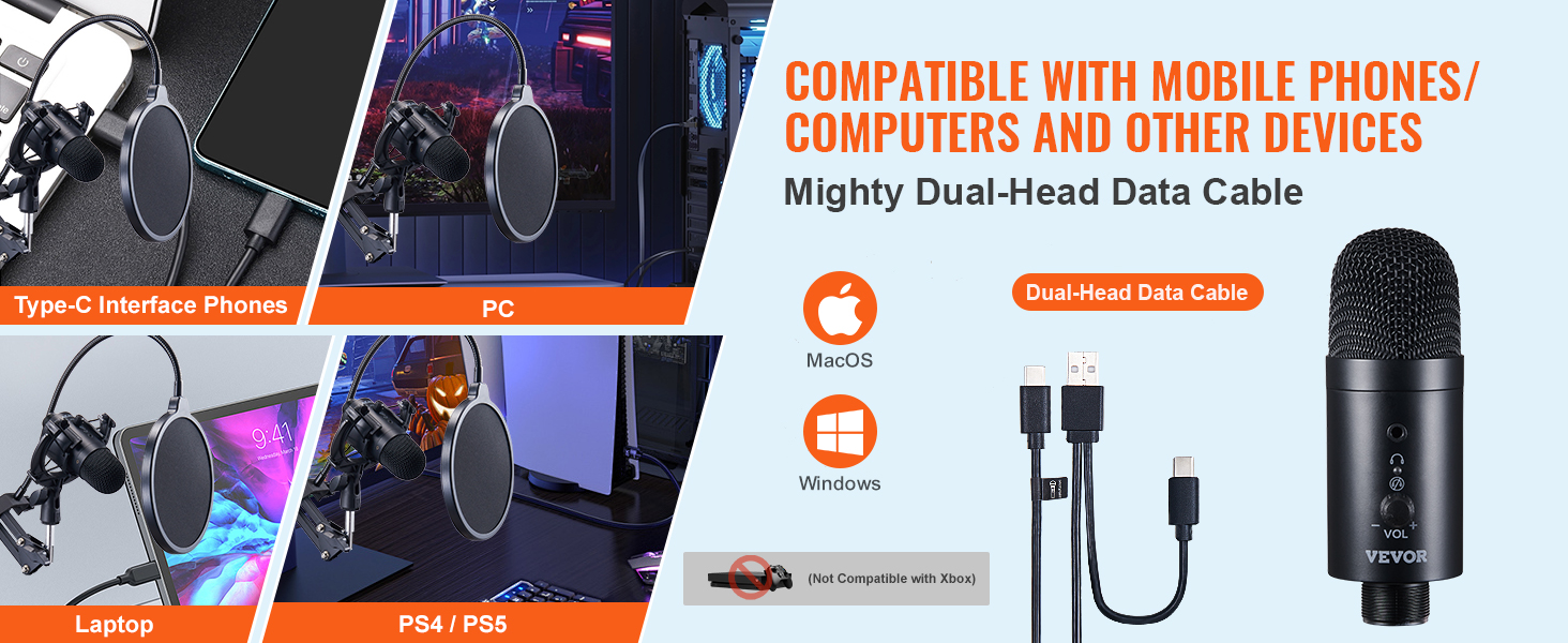 microphone with boom arm