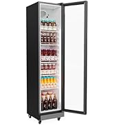 ROVSUN 8 Cu.Ft Commercial Refrigerator Display Refrigerator ETL NSF Certified, Slim Commercial Be...