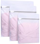 BAGAIL Laundry Bags Mesh Wash Bag for Intimates Lingerie and Delicates, 3Pcs(1S,1M,1L)