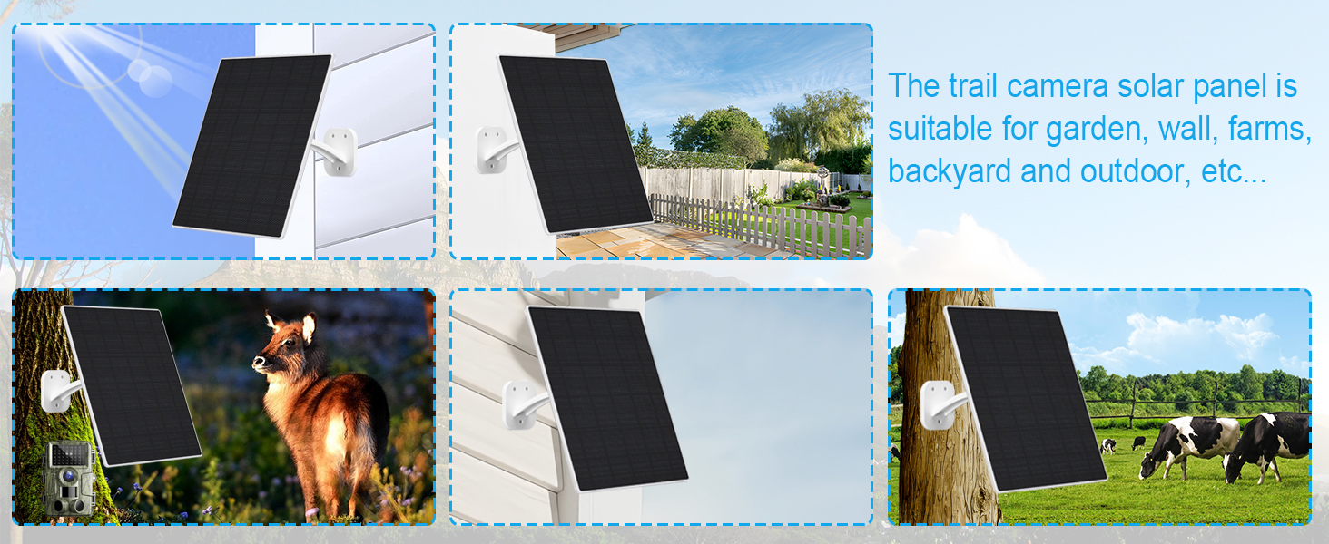 solar panel for security camera