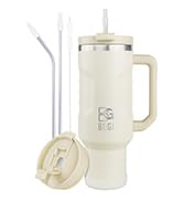 40 oz Tumbler with Handle and Straw