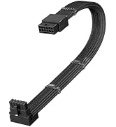 Fasgear PCIE 5.0/5.1 16pin GPU Extension Cable - 12V-2x6/12VHPWR Adapter (12+4) pin Male to Femal...
