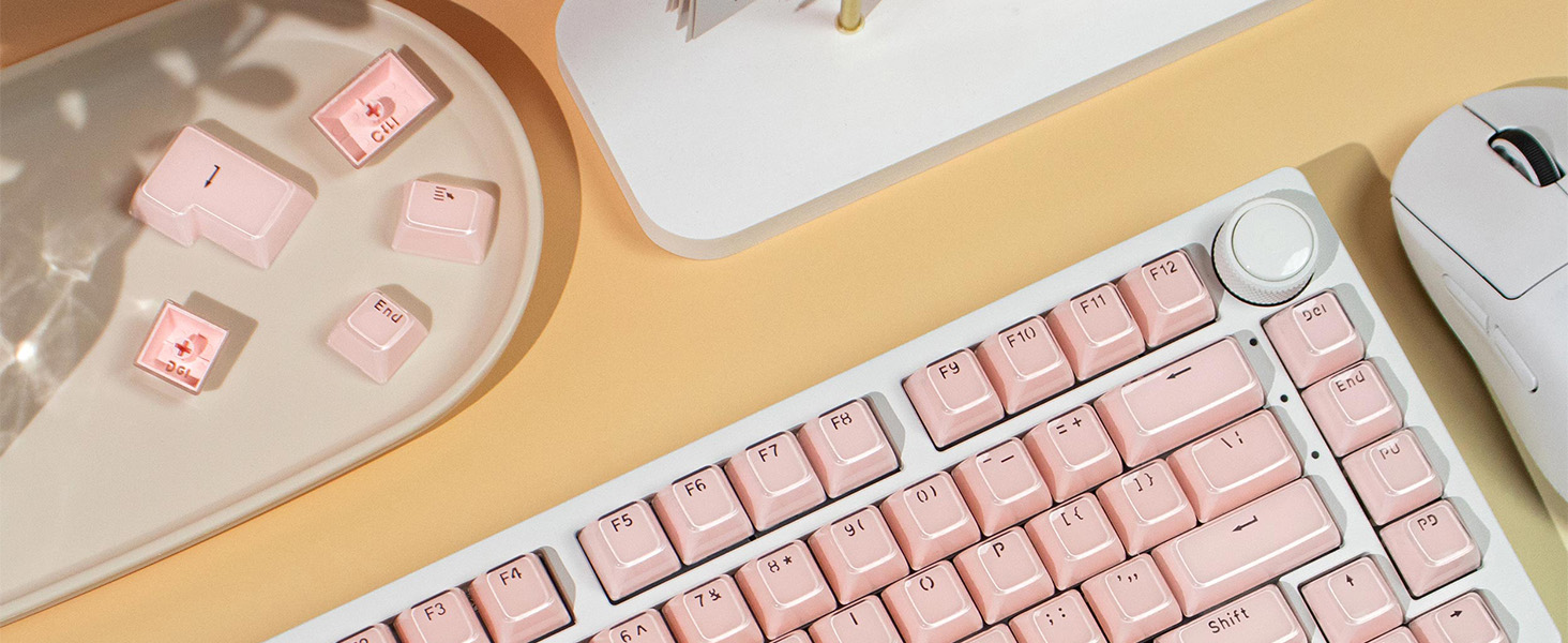 Pink Crystal Jelly Keycap