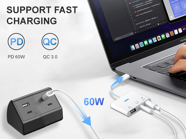 aux to USB C to 3.5mm audio adapter USB C to USB adapter USB OTG adapter USB C to headphone jack