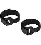 2Pcs Black Anti Crow Rooster Collar, No Crow Noise Neck Belt for Roosters for Chicken, Duck, Goos...