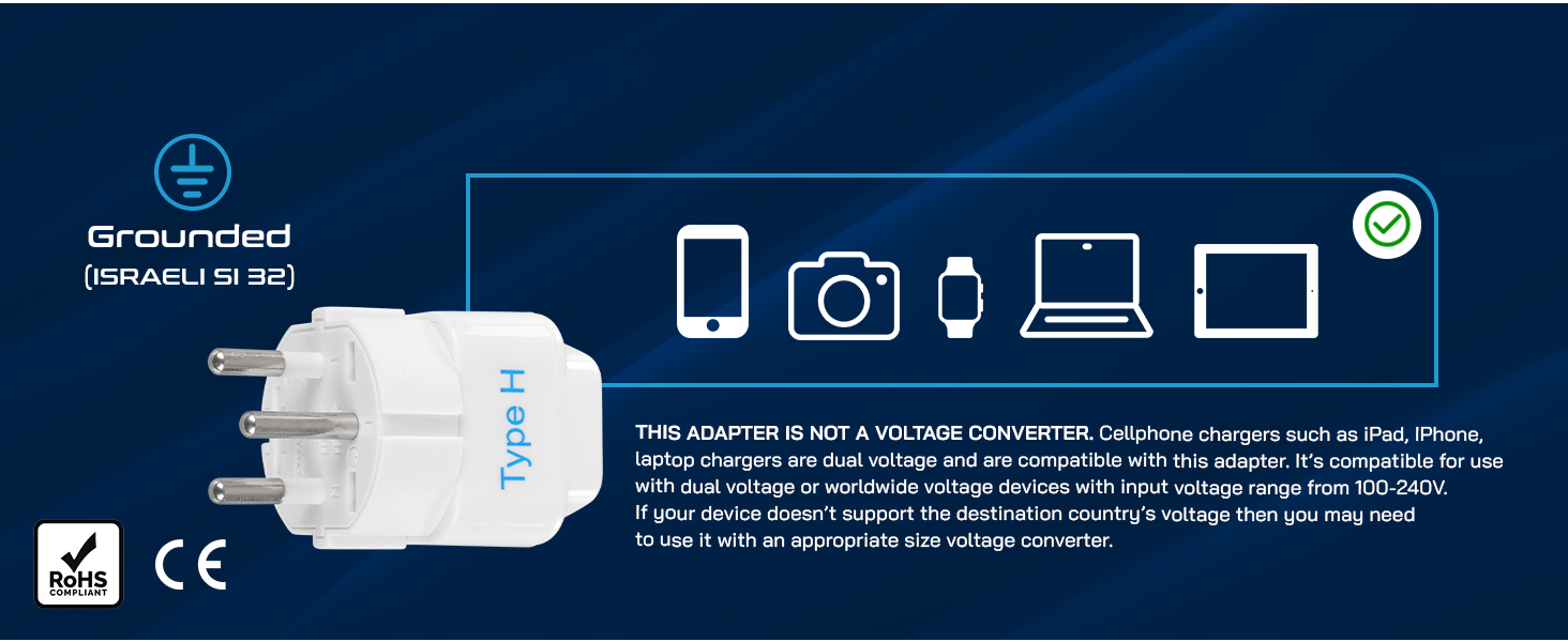 israel adapter plug