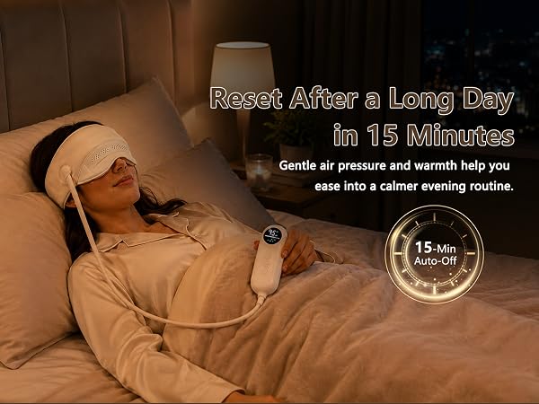 15 minute head massager for evening relaxation after a long day