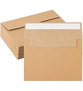 50 Pack Kraft Envelopes 4 x 6 Inch Brown Envelopes,A4 Envelopes, Card Envelopes, Kraft Paper Enve...