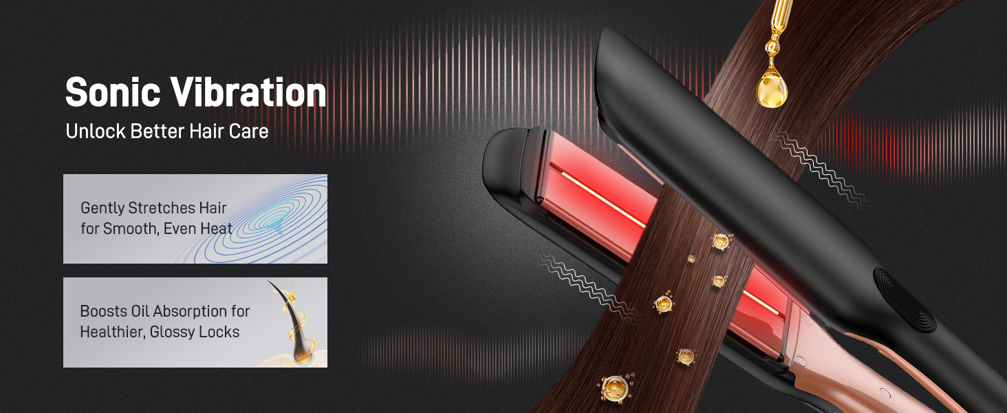 hair straightener with auto shut off safety lock travel flat iron for thick hair styling tools