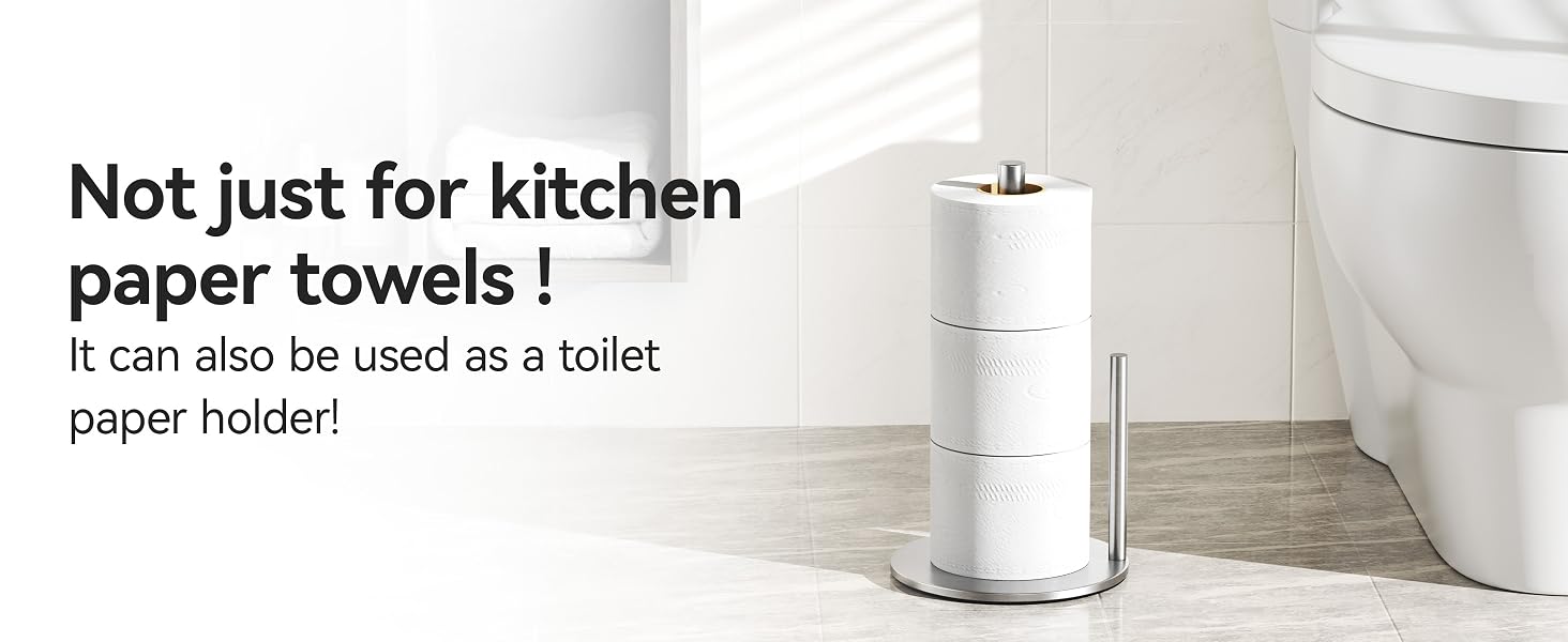 Or used as a toilet Paper holder