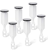 Enhon 2 Hole Pop Up Stoppers, Chrome Bathroom Sink Stopper fits Most Pop Up Drain Design, 4-1/2 I...