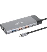 Manhattan USB-C PD 10-in-1 Dual Monitor 8K Docking Station