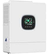 POWLAND 5000W Solar Hybrid Inverter Charger 48V DC to 120V AC Split Phase Power Inverter,Built in...